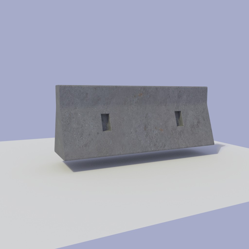 Concrete barrier preview image 1